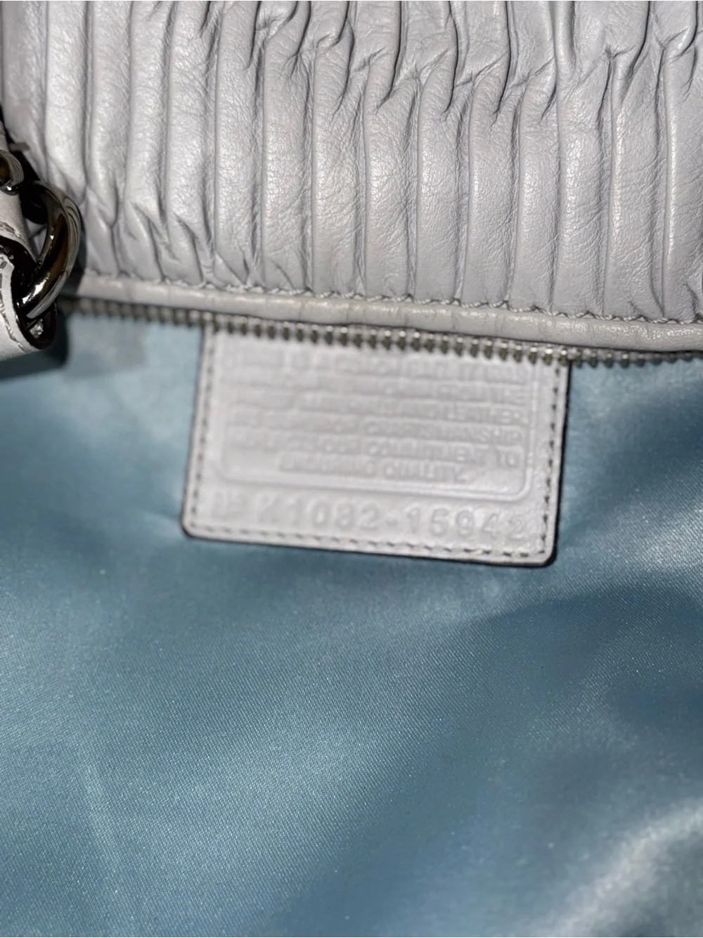 Coach Madison Sophia Gathered Leather Satchel Pristine